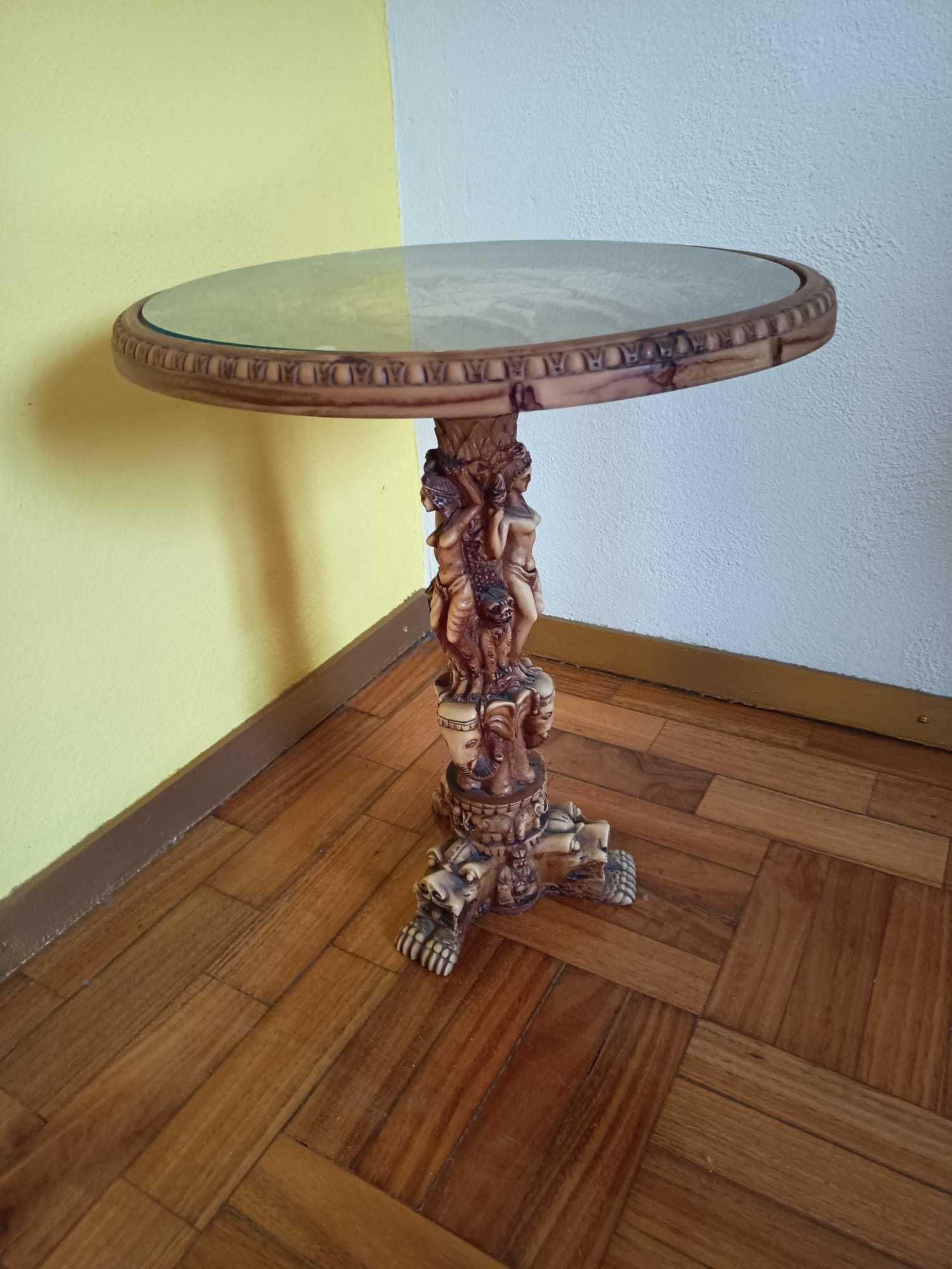 Mesa de apoio rústica