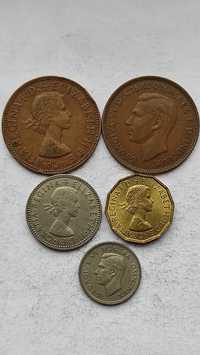 Комплект из пяти монет Великобритании