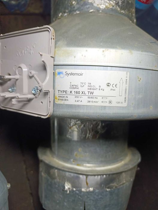 канальний вентилятор type k 160 xl tw