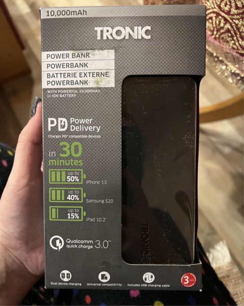 Повербанк 10000mAh TRONIC TPB 10000 A1