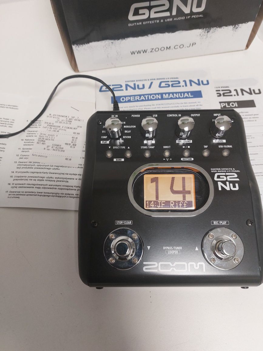 Multiefekt gitarowy zoom G2