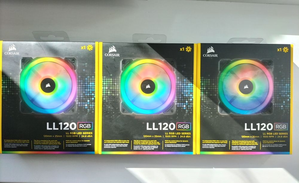 2 Кулера corsair 120mm з гарантією
