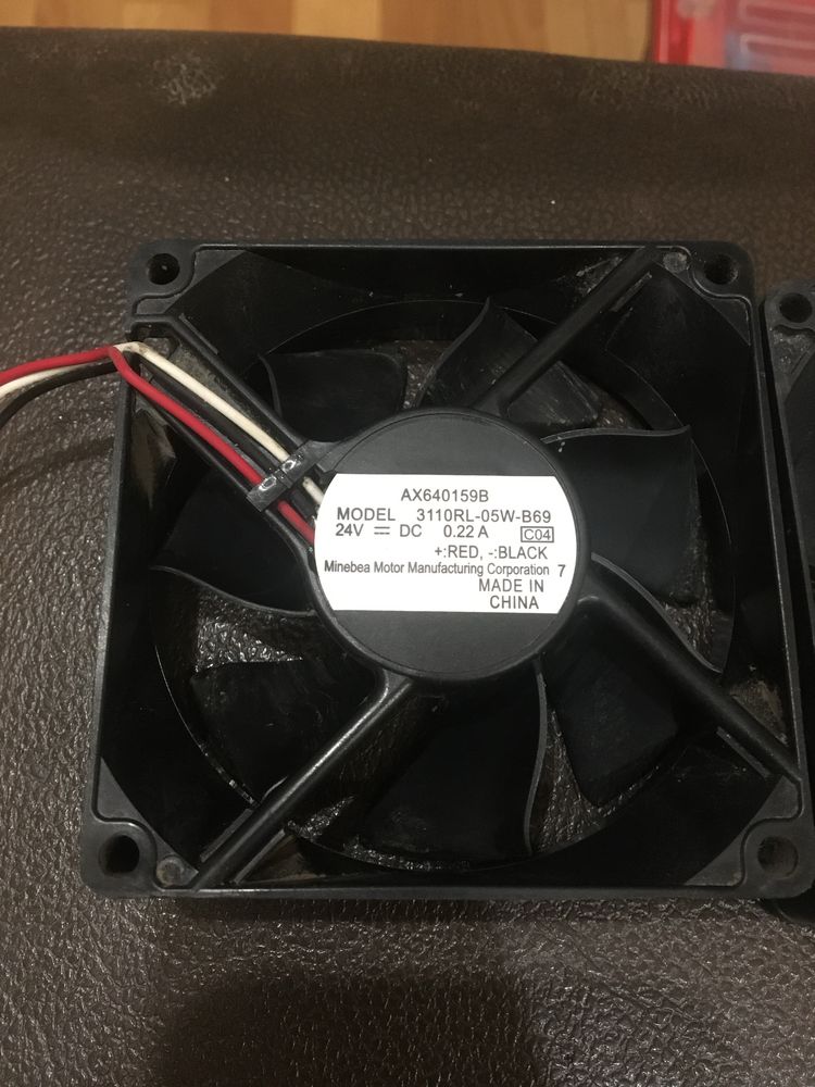 Кулери, вентилятори 24v, 12v, 34v, 42v