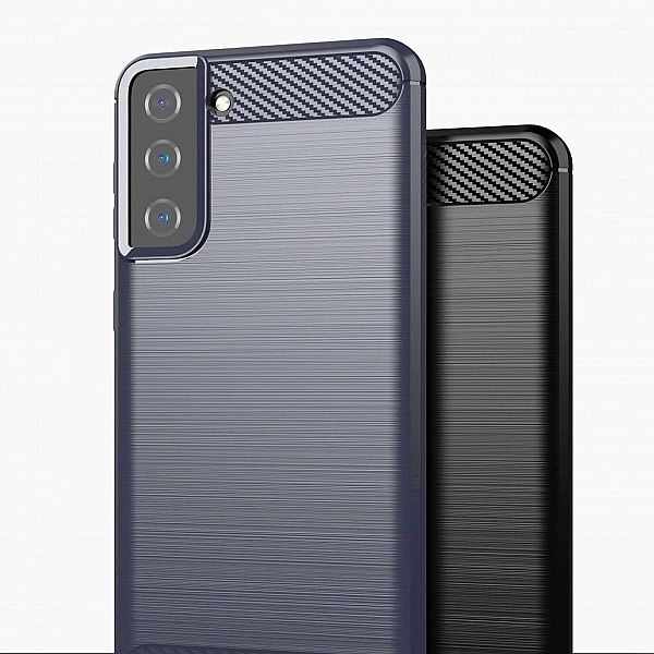 Carbon Case elastyczne etui pokrowiec Samsung Galaxy S21+ 5G (S21 Plus