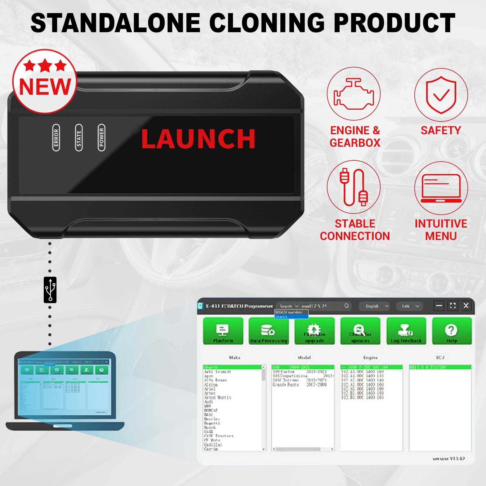 Programator Launch ECU ,TCU,Immo OFF