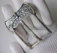 Ексклюзивна срібна пряжка у Скандинавському стилі.