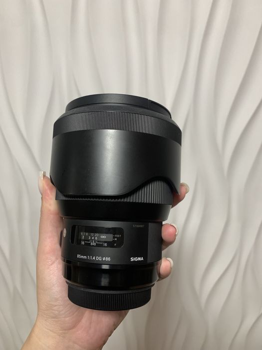 Об‘єктив Sigma 85 mm 1.4 ART (canon)