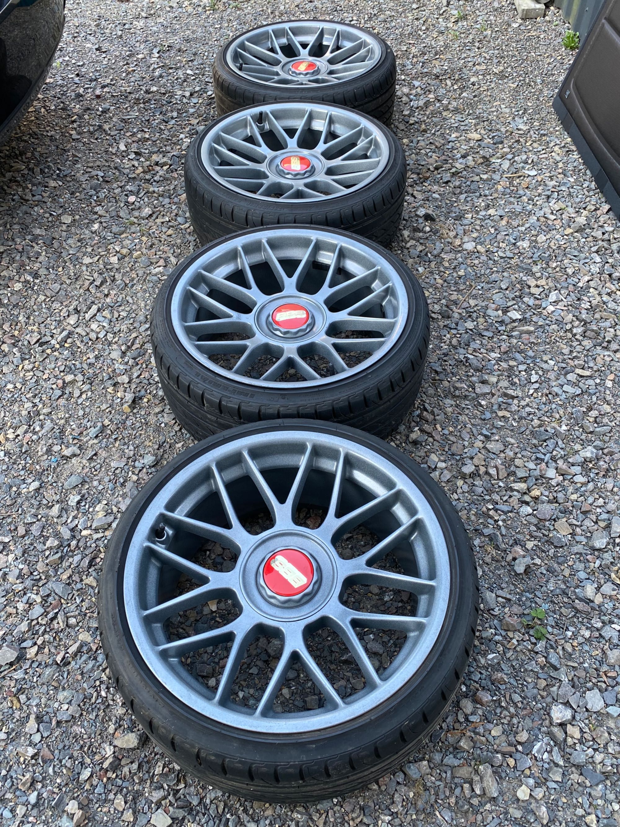 BBS RC300 felgi z oponami.