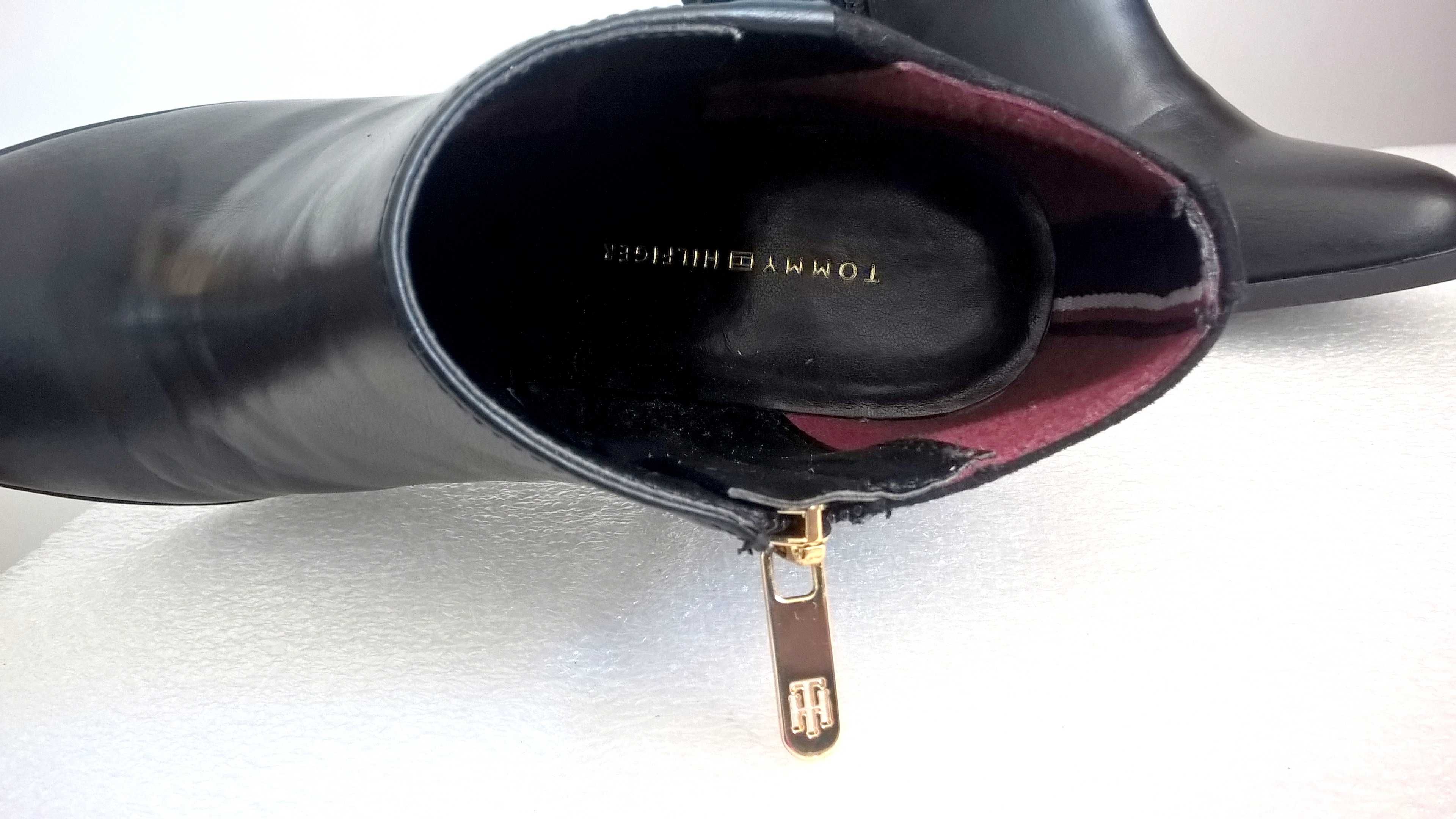 TOMMY HILFIGER super modne botki okazja 99 zł tanio
