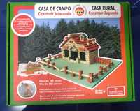 Casa construção tijolos e cimento