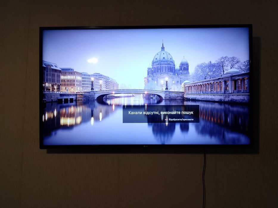 Продам телевизор Lg webos UA7100PLB диагональ 49 дюймов