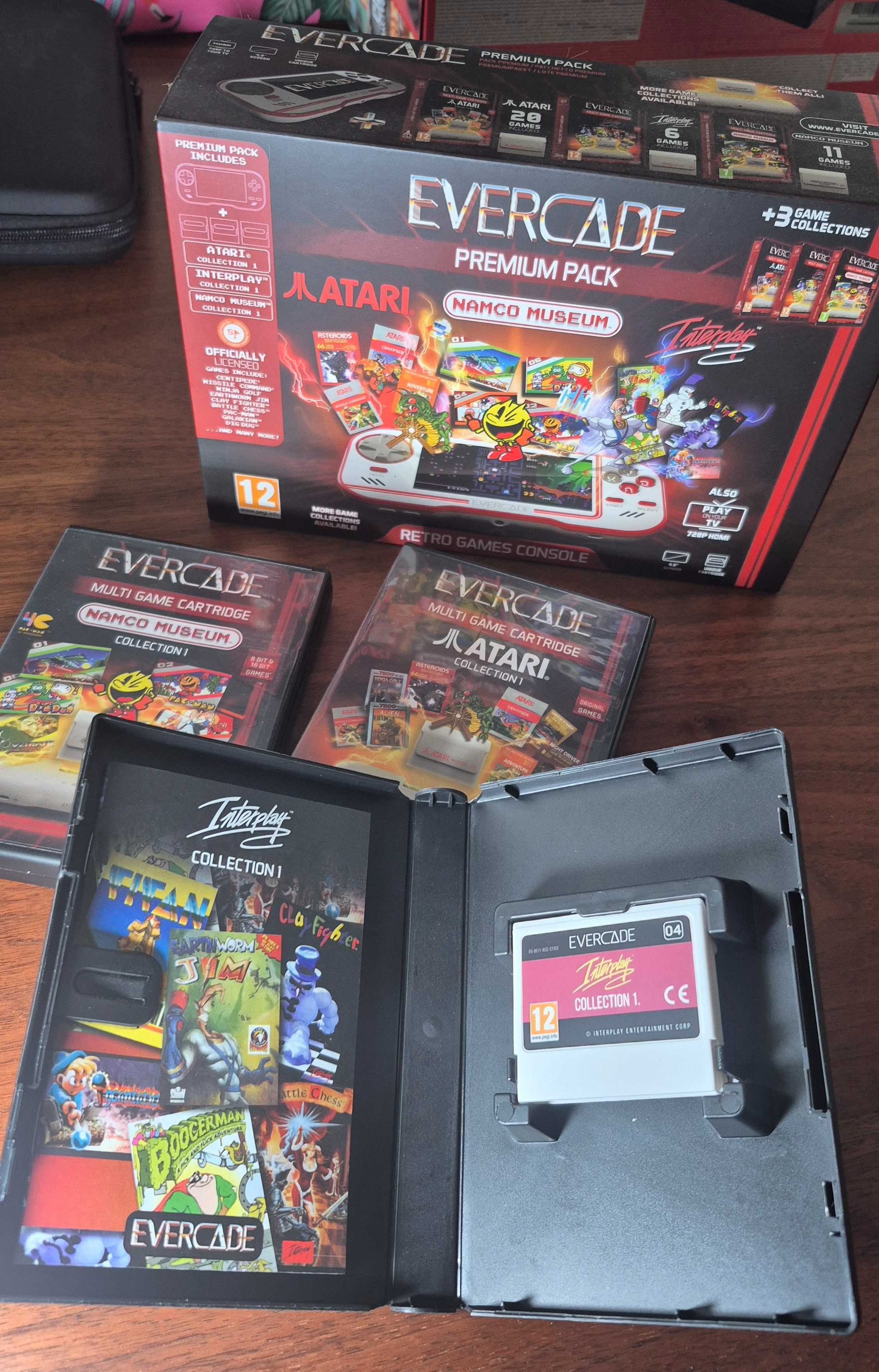 Consola Retro Evercade Premium Pack Usada Excelente Estado