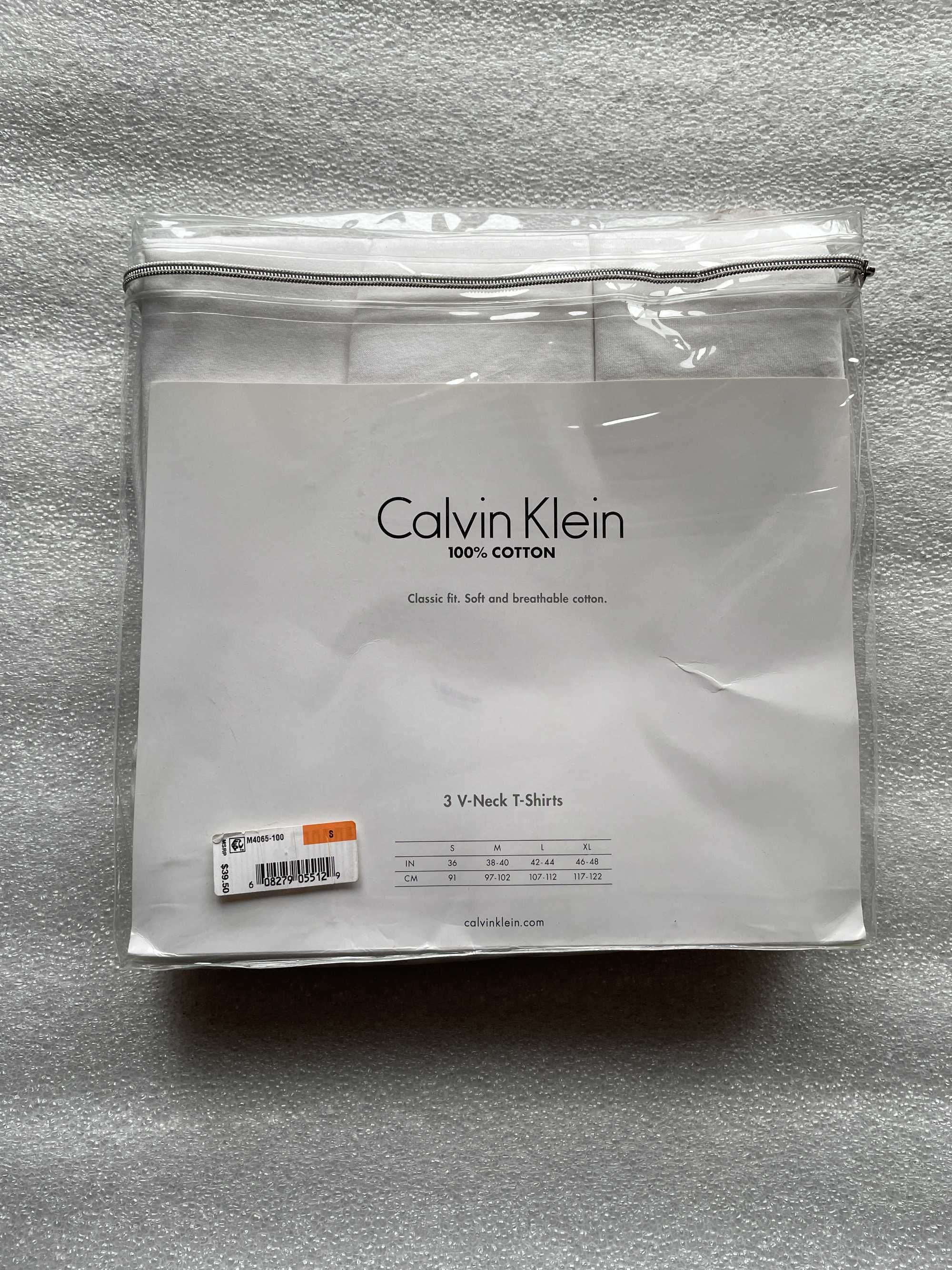 Новый набор calvin klein футболки (ck 3-pack white) с Америки S