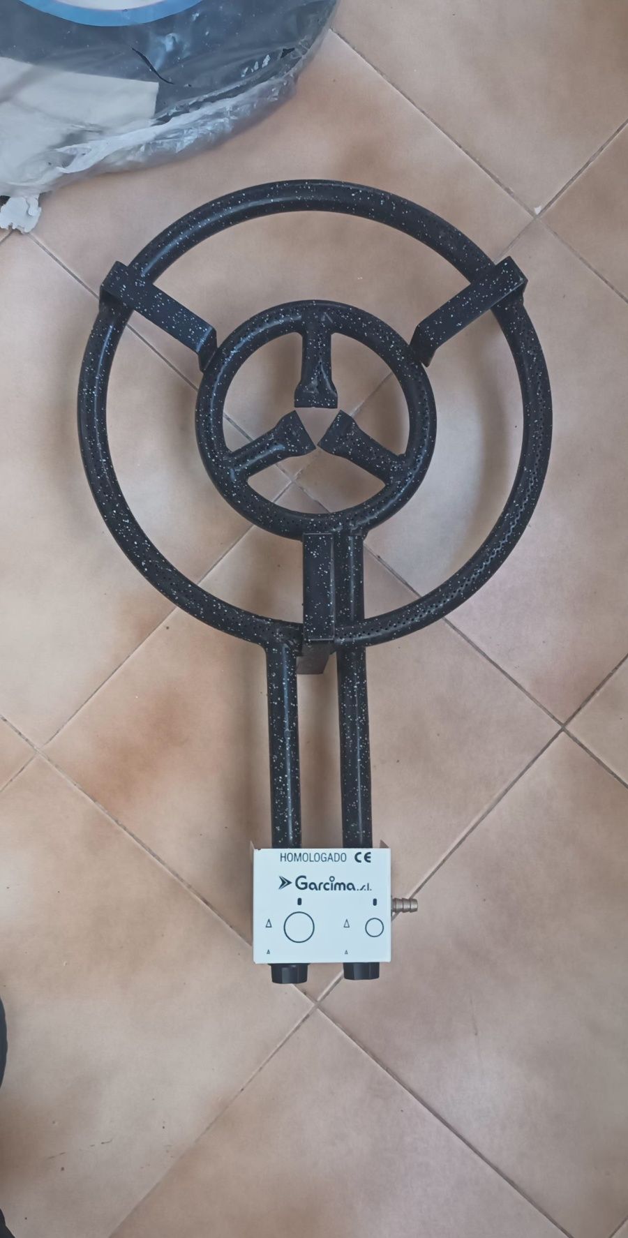 Paellera/paelha/plancha grill Garcima 46cm NOVA