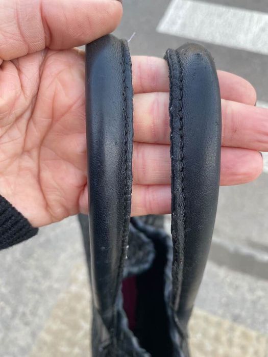 Дуже крута стильна шкіряна сумка шопер