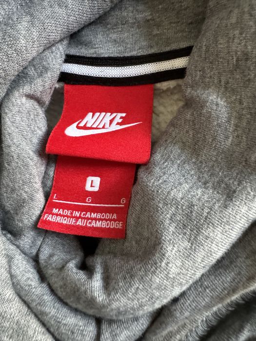 Nike bluza damska, kaptur r. L kangurka swoosh, extra stan  oversize