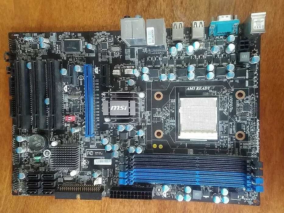 Материнка msi 870-c45 ddr3 + процессор