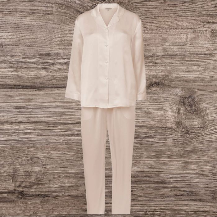 Lady Avenue Basic piżama ,100%silk. R s