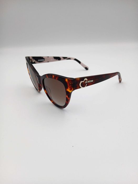 Okulary przeciwsłoneczne damskie Love Moschino MOL053/S 1NR HAVANA