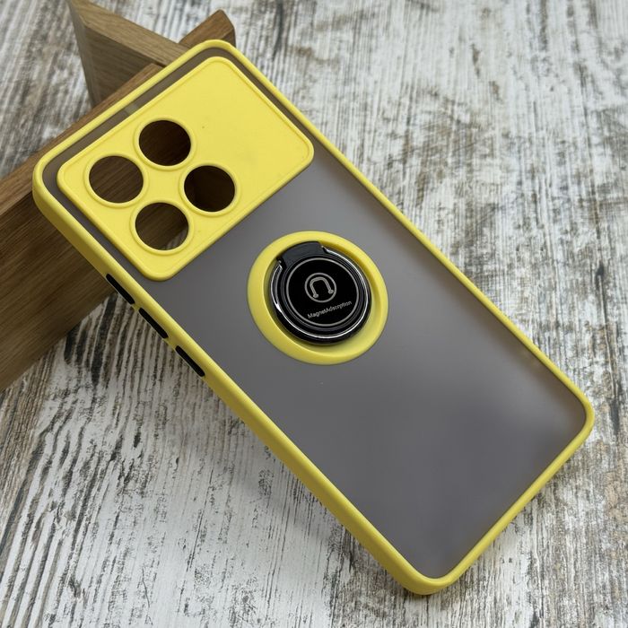Чехол противоударный на Xiaomi Poco X6 Pro/ X7 Pro Кольцо. Чохол