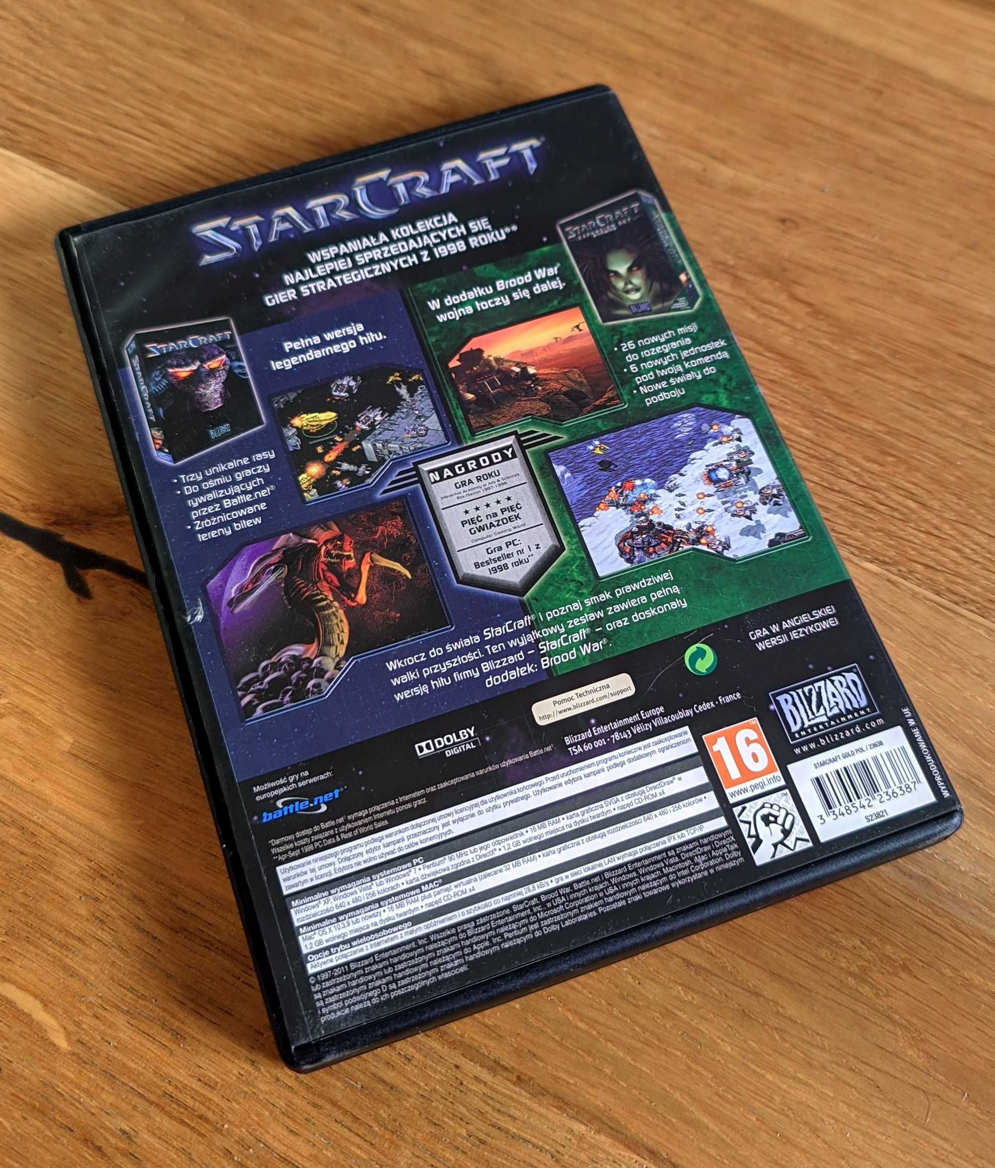 Starcraft + BroodWar 2xCD