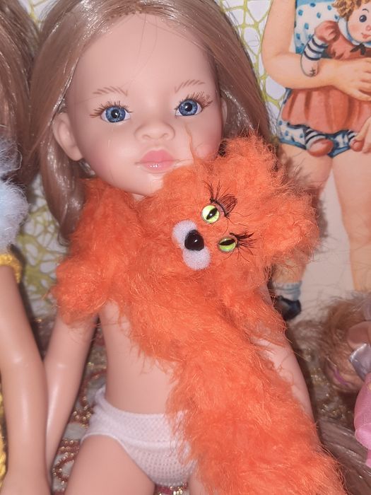 Шикарные зверошарфы  для кукол паола рейна,куклам 32-36 см