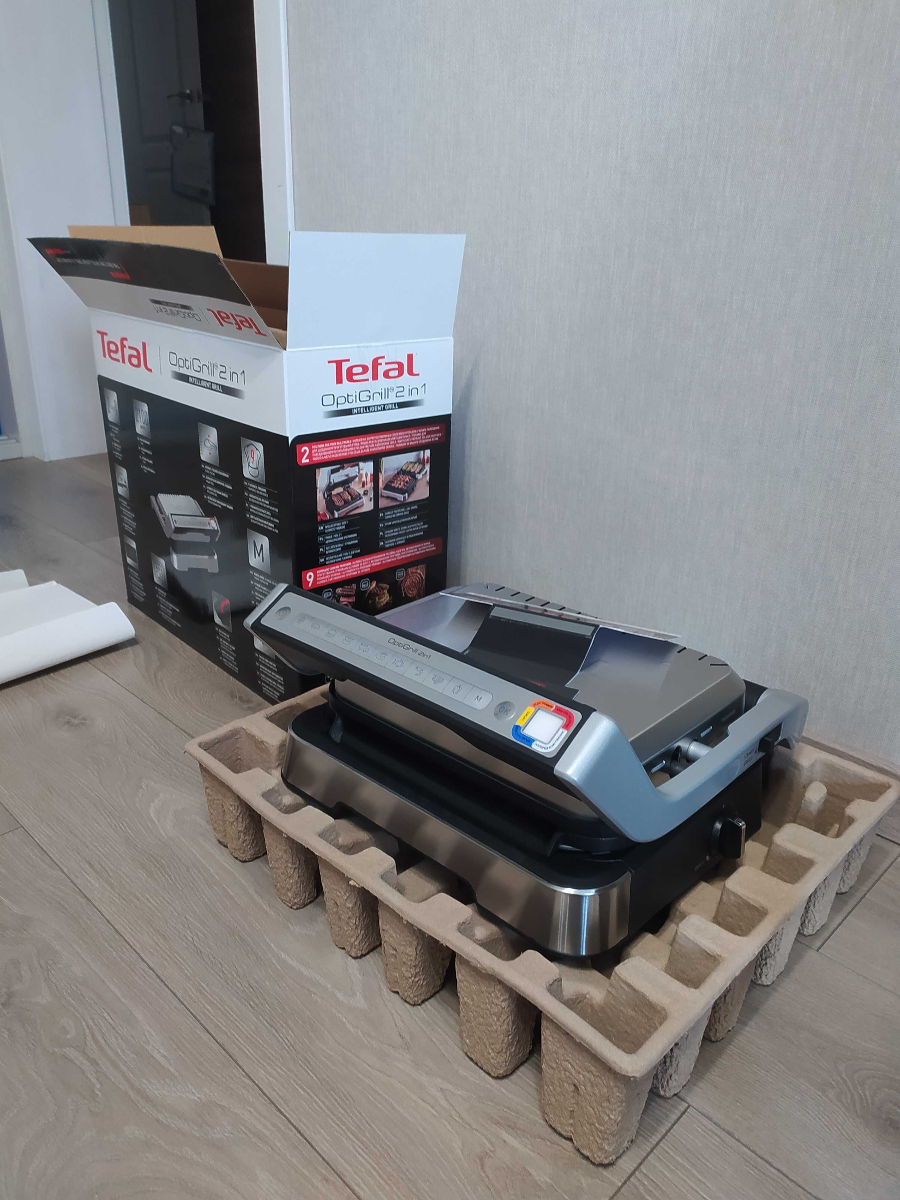 Гриль TEFAL OptiGrill 2in1 + вафельниця