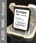 Cartao, sd Card GPS mapas Europa AUDI  -Sistema RMC
