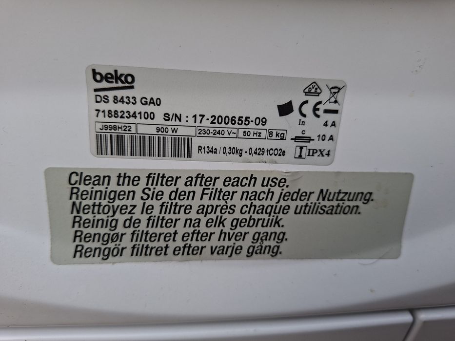 Suszarka do prania, ubrań BEKO EcoGentle A++ z pompą ciepła