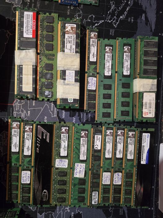 Lote de cpu e ram
