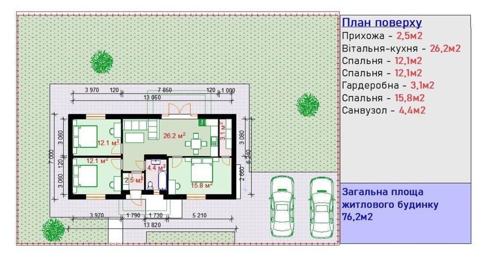 Окремий Будинок на Льонокомбінаті з Міськими Мережами