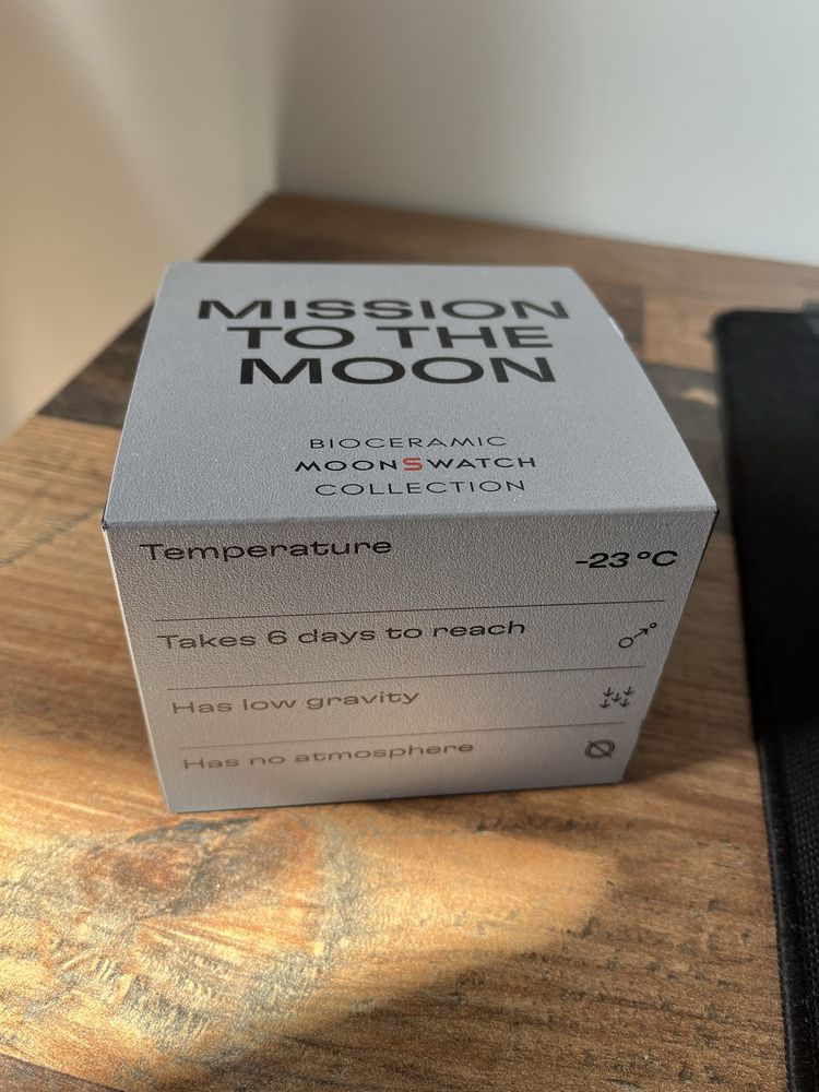 Zegarek Omega x Swatch Mission to the Moon NOWY