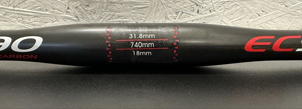 Zestaw mostek i kierownica EC-90 carbon