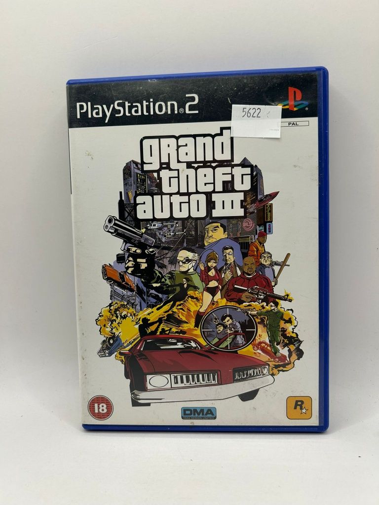 Gta III Komplet z Mapą Ps2 nr 5622