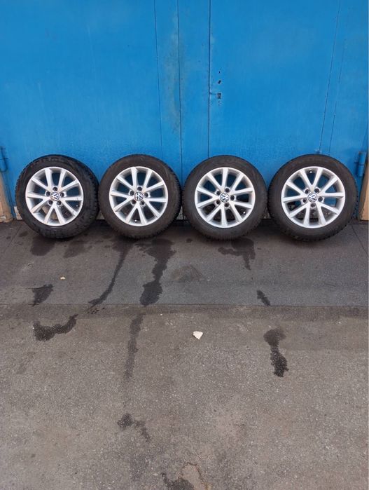 Диски VW оригінал з шинами зима PETLAS 205/55/R16