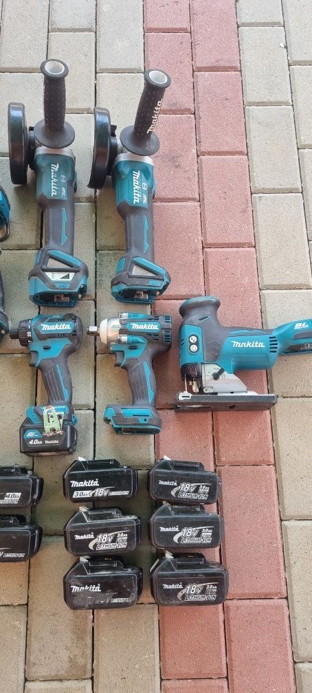 Makita 18V - zestaw narzędzi akumulatorowych