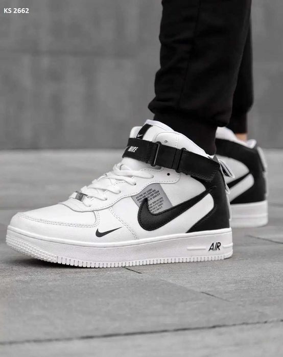 Кросівки Nike Air Force 1 LV8 High White ЗИМА. Арт: KS 2662