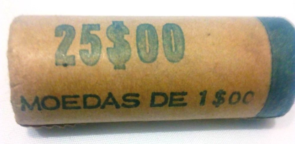 Moedas de 1 escudo 1982 em rolo