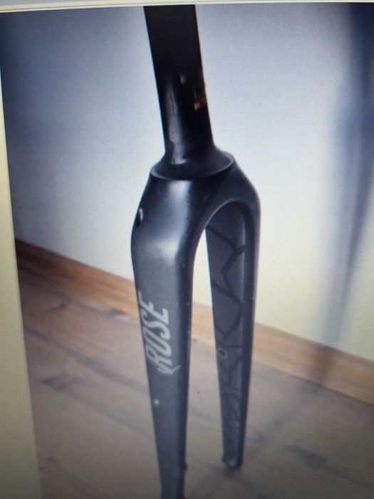 Carbon Widelec ROSE BACK ROAD Gravel DISC 416g 12x100