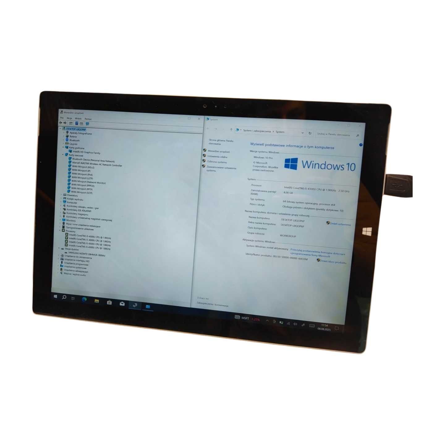 TABLET | Microsoft Surface Pro 3 1631 | i5-4300U | 2K | 4GB | 128SSD