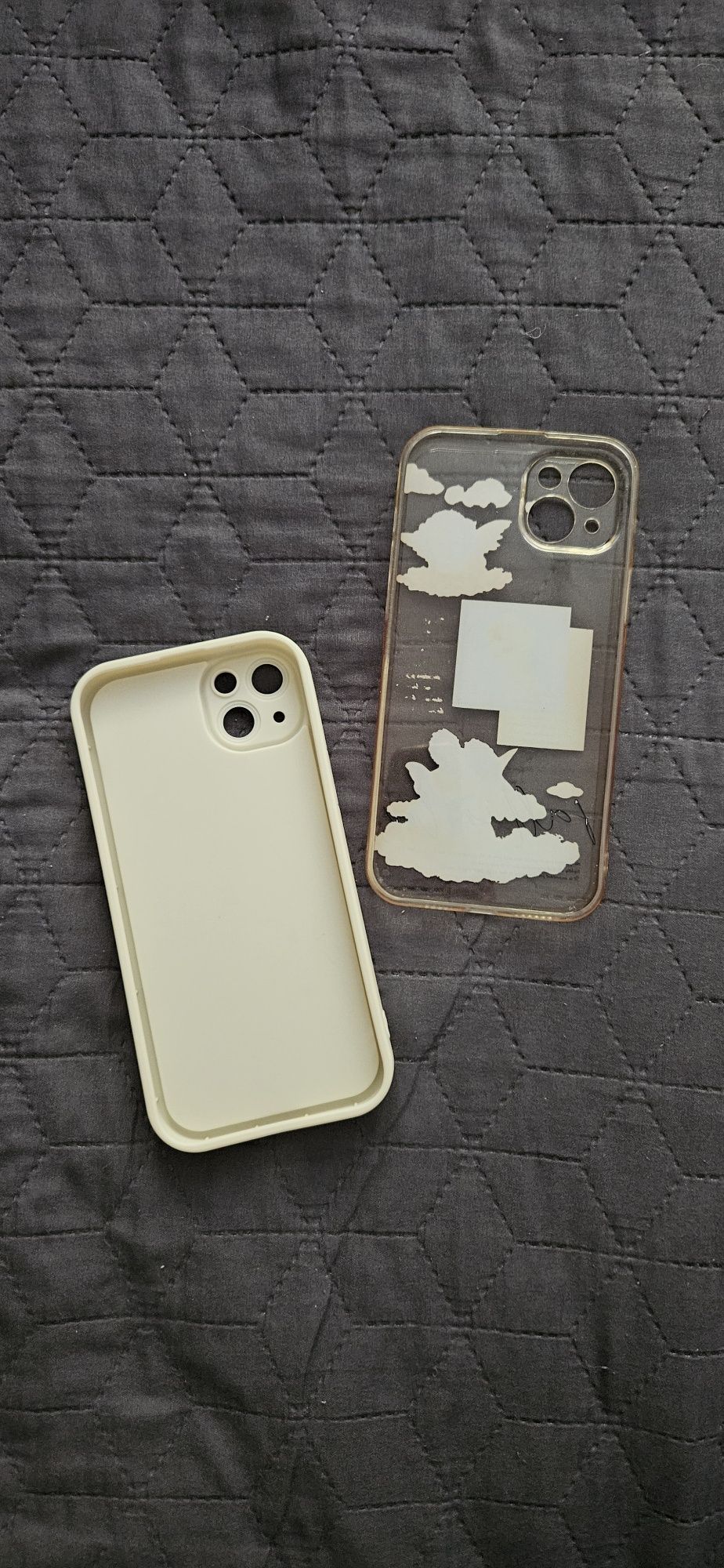 Etui do iPhone 15 Plus Zestaw silikonowych nakładek 2sztuki beżowa ani