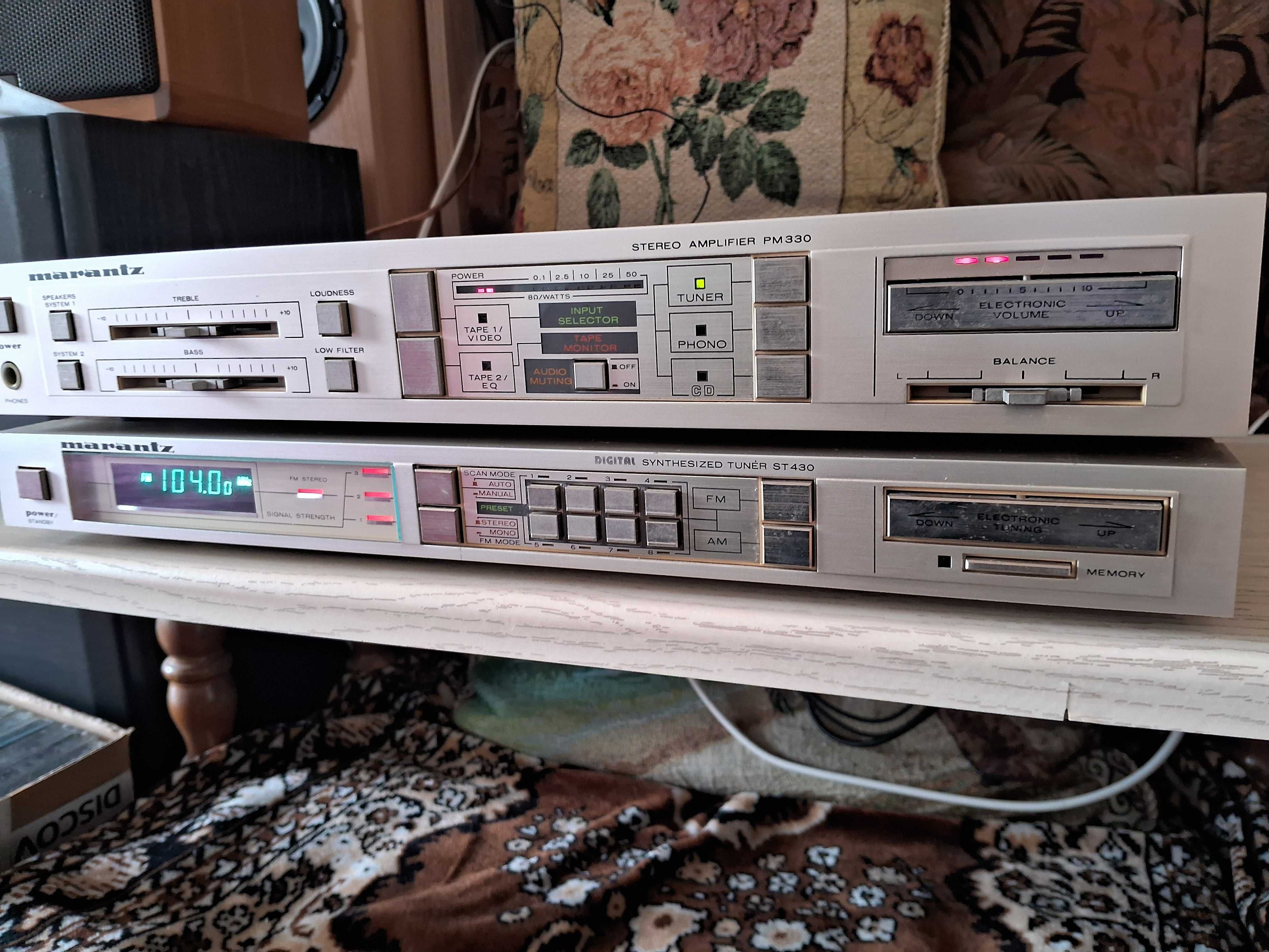 Підсилювач потужності MARANTZ PM-330 HI-FI та тюнер MARANTZ ST430
