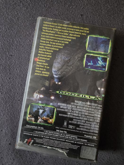 Godzilla VHS stan dobry