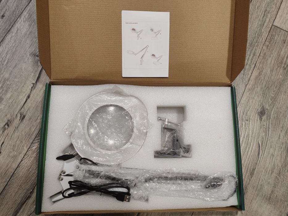 БЕЗКОШТОВНА ДОСТАВКА! Кільцеві LED лампи TTaka7 з лінзою 11см, 10X