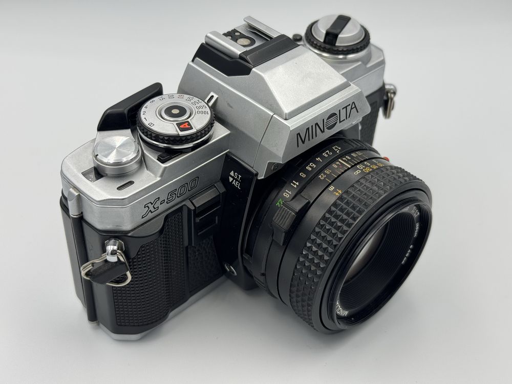 Minolta x500 z rokkorem 50 1.7 bdb stsn po serwisie