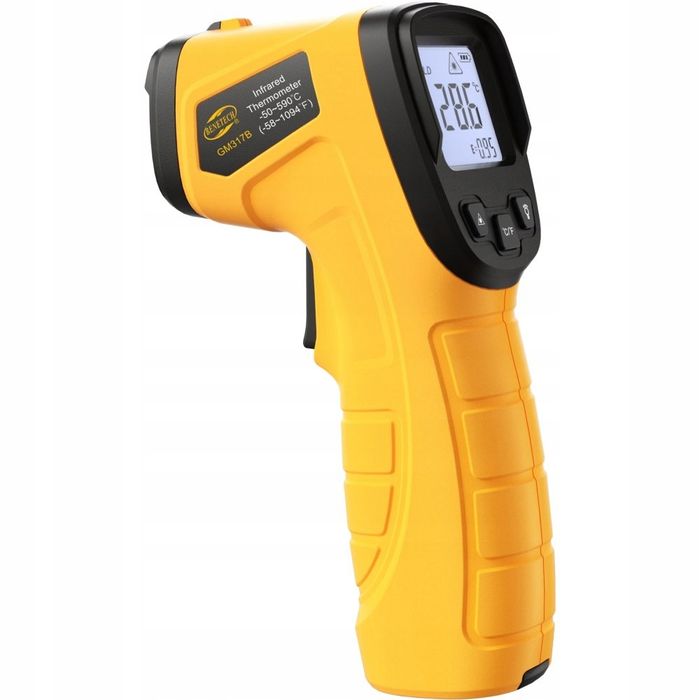 Termometr Laserowy Pirometr Bezdotykowy Miernik Podczerwień -50 +590C