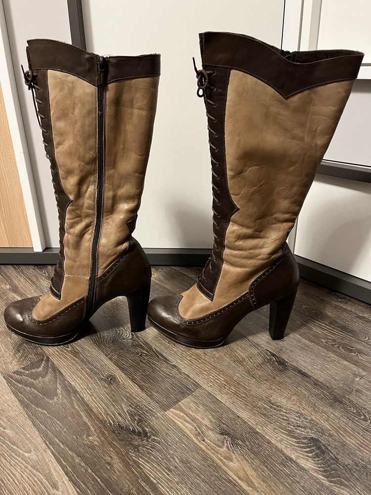 Przepiekne buty Baldaccii rozm. 39 skora naturalna ocieplane
