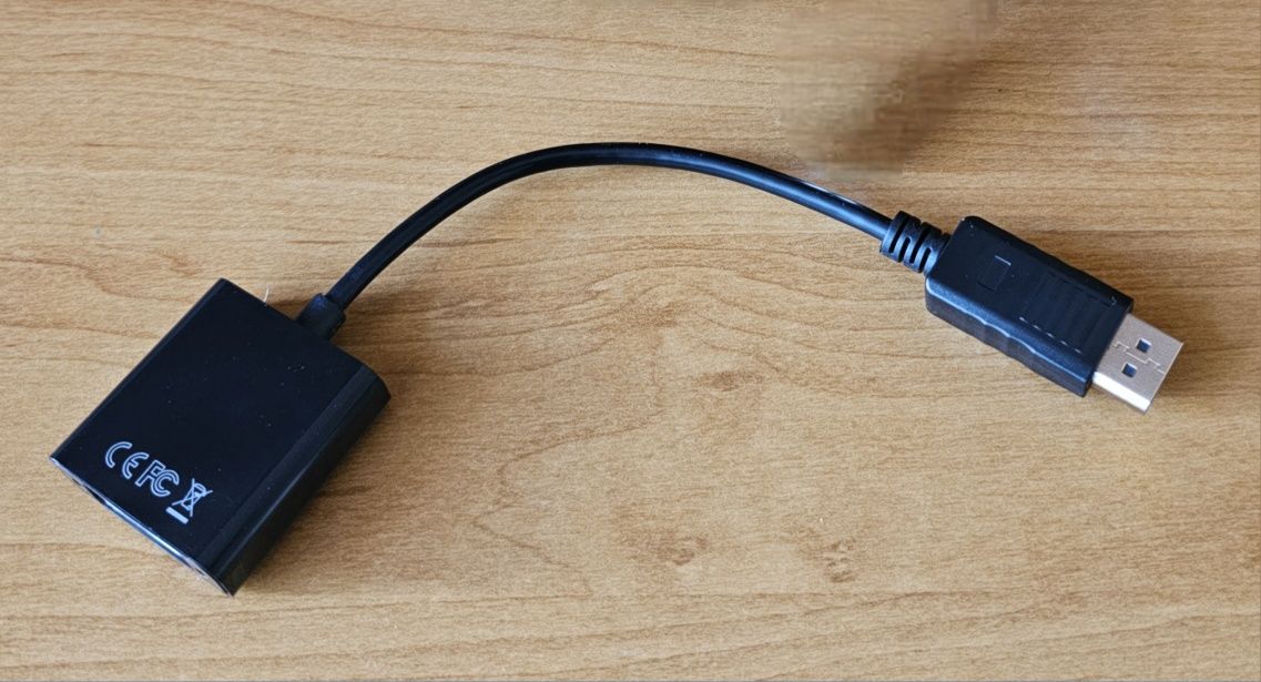 Переходник Cablexpert DisplayPort-DVI Black 0,1 м новый