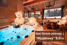 Apartamenty SPA z Jacuzzi i Sauna, romantyczny nocleg domek kominkiem