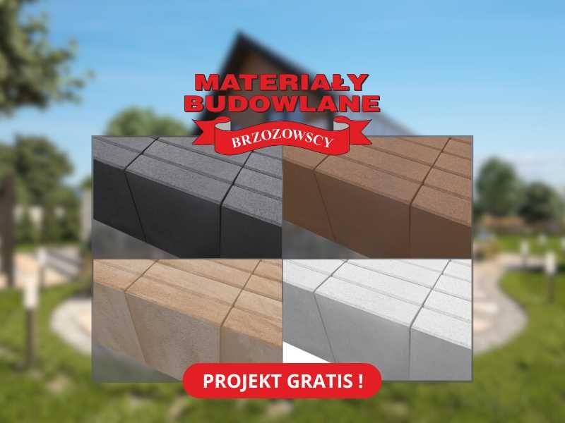 Palisada betonowa IMPARI DROGBRUK 8x30x39 cm ozdobna na donice, taras
